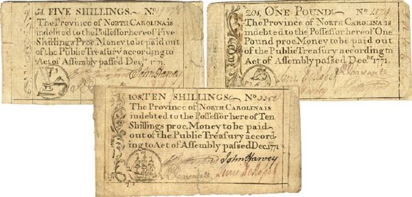 North Carolina Colonial Notes