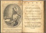 Phillis Wheatleys "Poems on Various Subjects, Religious and Moral" 
