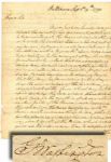 President George Washington Writes Robert Morris Pertaining to Plans for the Executive Mansion