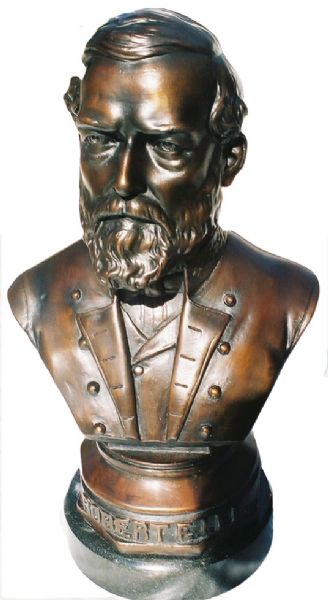 A heroic bust in bronze. An amazing work of art sculpted from life.