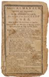 1766 "Stamp Act" Almanac