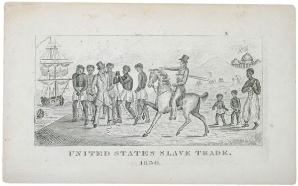 United States Slave Trade 1830 Print