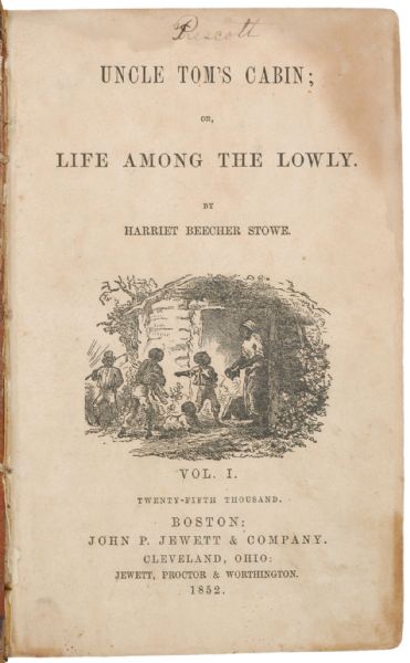 First Edition of Uncle Tom's Cabin