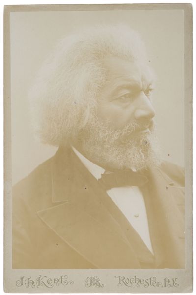 Rare Cabinet Card of Frederick Douglass
