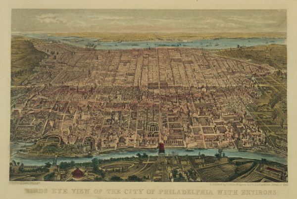 c. 1860 Twenty Exceptional Magnus Color City Views