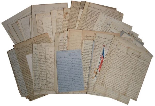 Extensive Letter Grouping of 75th New York Infantry Soldier