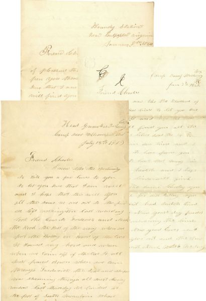 Archive Of Letters From A Troy, New York Artillery Soldier