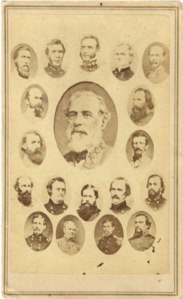 Robert E. Lee & Confederate General’s CDV. 