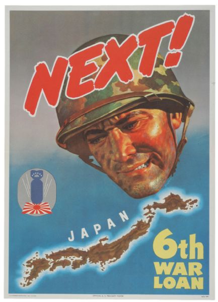 1944 World War II Poster 