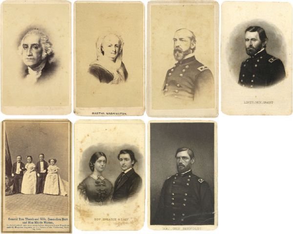 Seven Cartes of Important Americans
