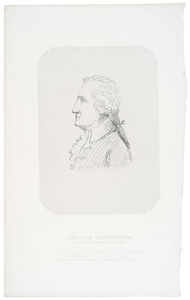 Latrobe Print of Washington