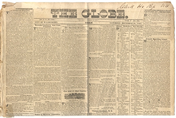 Early Washington DC Newspaper group