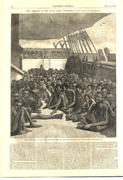 The Most Dramatic American Slave Ship Image in Harpers