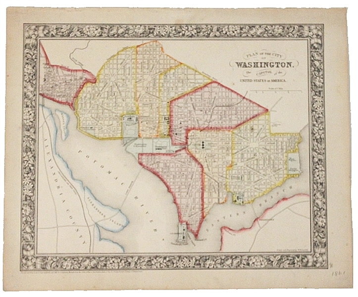 Detailed Map of Washington DC