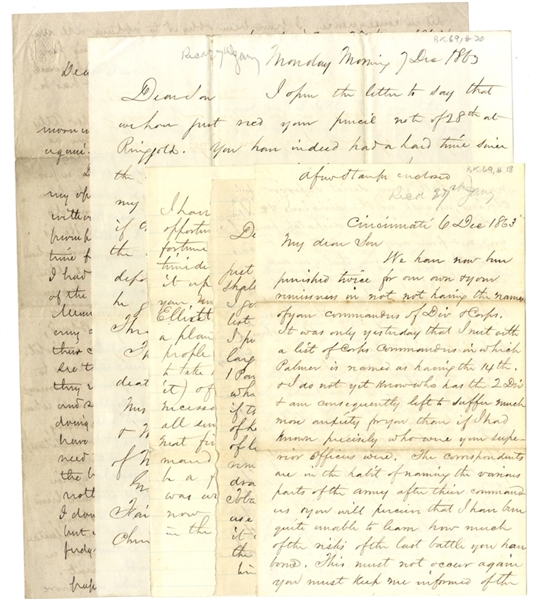 Ohio Attorney's Letter Regarding His State's Influence in Washington During the Civil War, with Related Papers