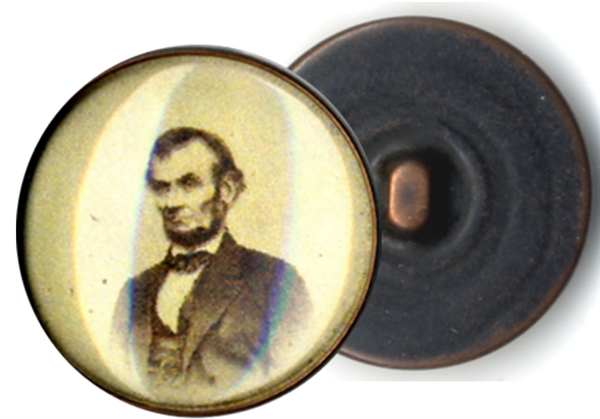 Period Lincoln Adorned Button