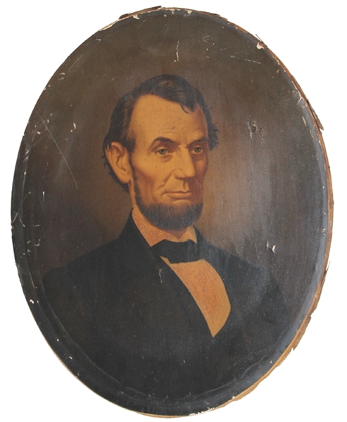 It Looks An Oils Portrait of Lincoln