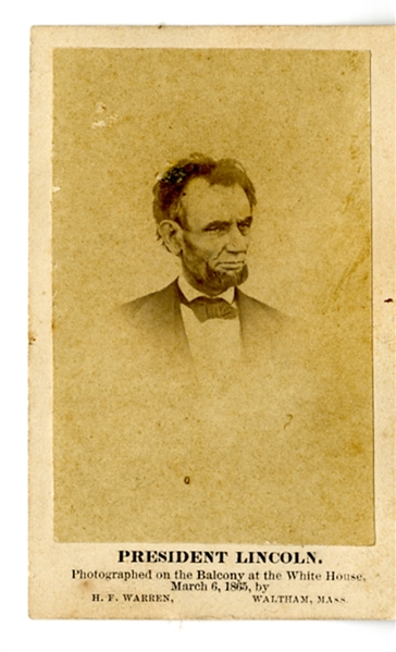 The Rare Last Photo Taken of President Abraham Lincoln