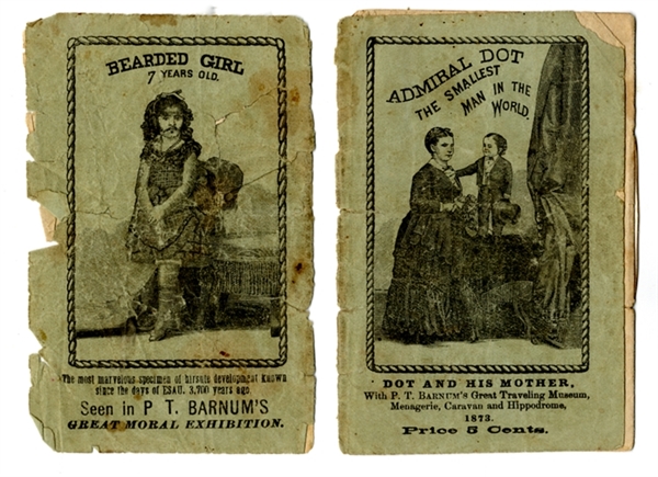 Barnum’s Pitch Booklet - Admiral Dot & the Bearded Girl 