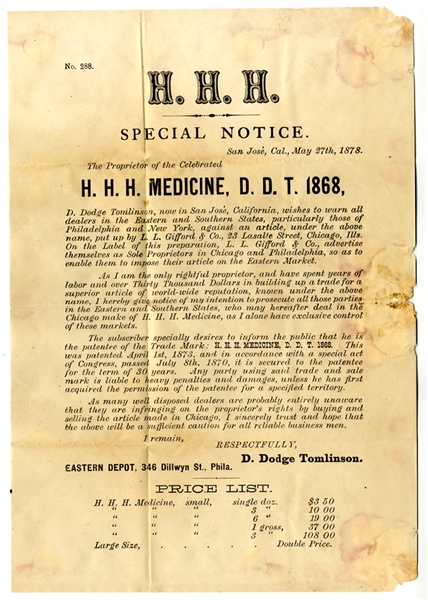 Quackery medicine Defends Its Patent