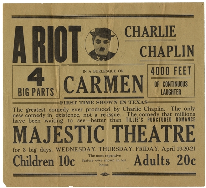 Charlie Chaplin 1916 Piece