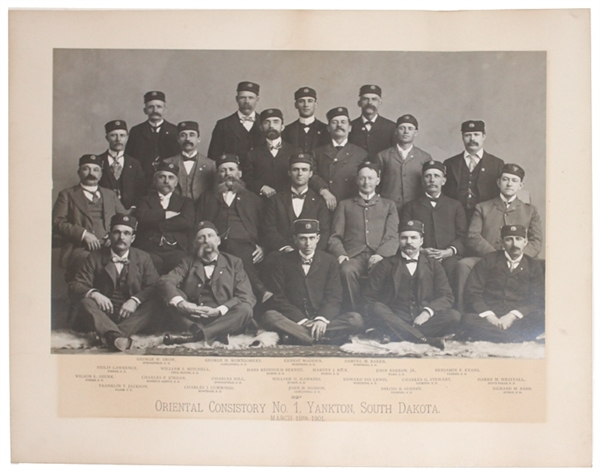 Large Format Scottish Fraternal Photograph 
