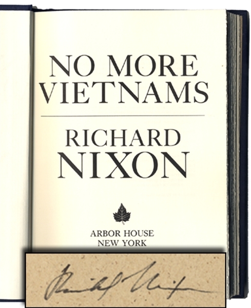 President Richard Nixon Signed Book