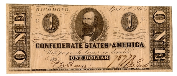 Confederate money