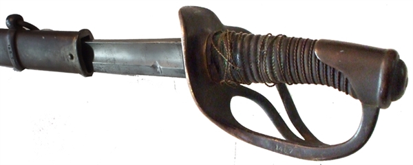 French Heavy Cavalry Sword with Scabbard