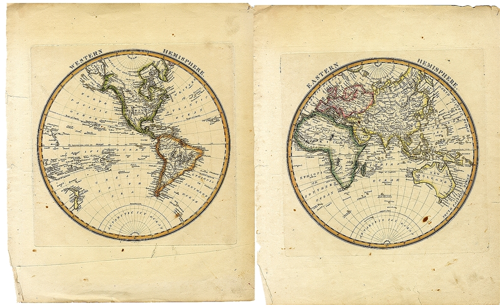 Those Great Hemisphere Maps