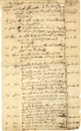 French and Indian War Document