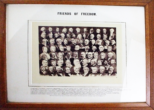 “Friends of Freedom” - Photograph of Many of the 19th Century Abolitionists