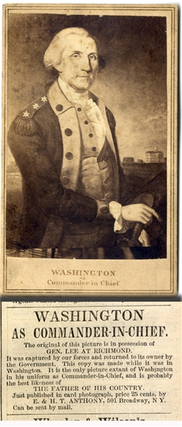 The Anthony Photograph of Washington Painting Looted From R.E. Lee Residence