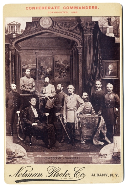 Montage Phtograph of the Confederate Leaders