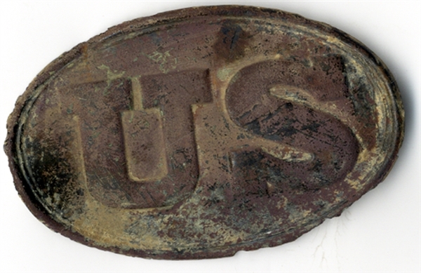 Union US Dug Buckle Plate,