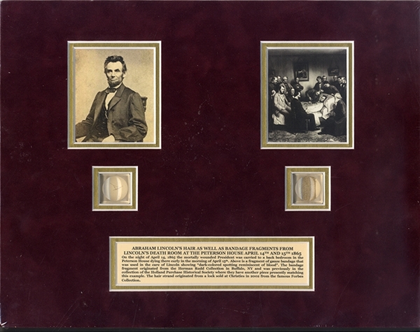 Lincoln and Hair and Bandage Display
