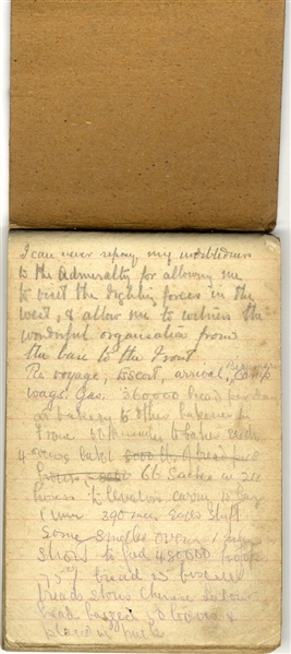 World War I Reporter’s Notebook