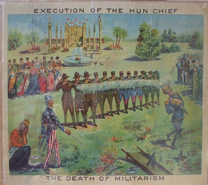“Execution of the Hun Chief - The Death of Militarism”