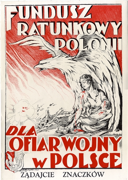 The Invasion Of Poland - Its Victims Dramatized in This Poster