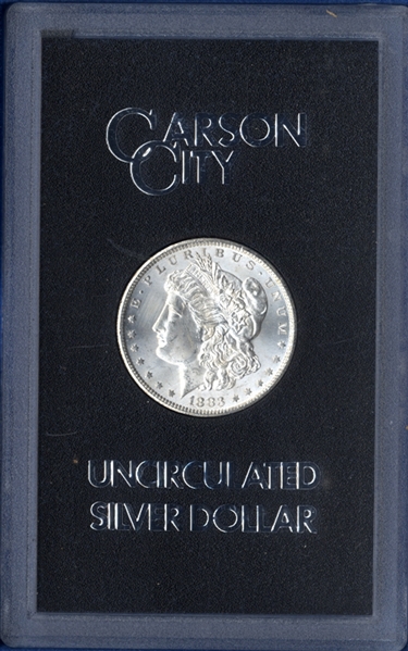 The More Scarce 1883 Carson City Silver Dollar
