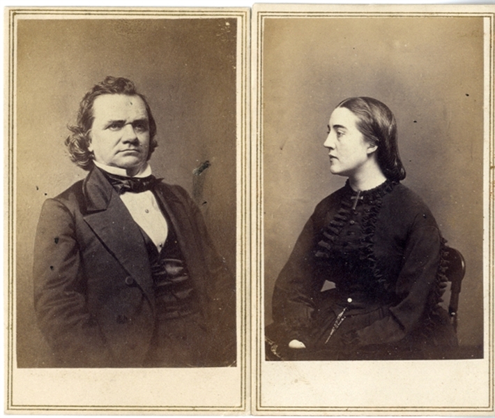 Photographs of Mr. & Mrs. Stephen A. Douglas