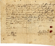 Colonial Connecticut 1763 (One Hundred Years Before The Emancipation Proclamation) Slave Receipt. 
