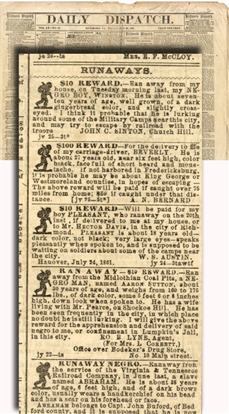 Confederate Newspaper with Strong reporting