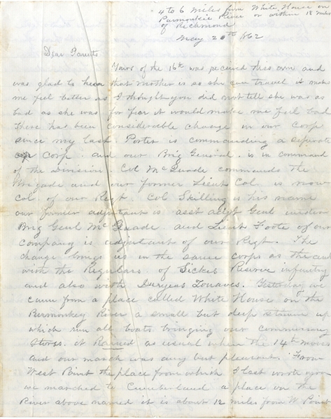 Regimental and Brigade Promotions; Transfer To Sykes' Regular DivisionA Contraband Brings Word of Richmond's Evacuation