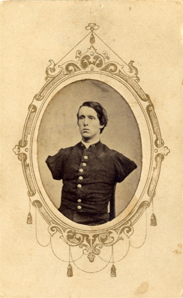 He Was Severely Wounded at Petersburg, Virginia, June 18, 1864, Requiring the  Double Amputation