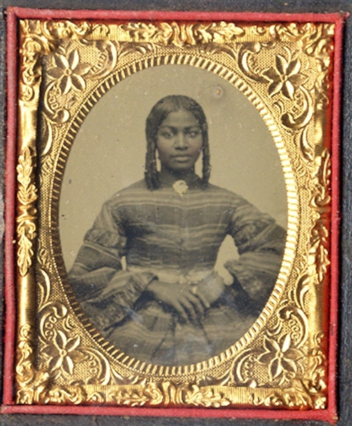 Ambrotype of a Young Black Woman