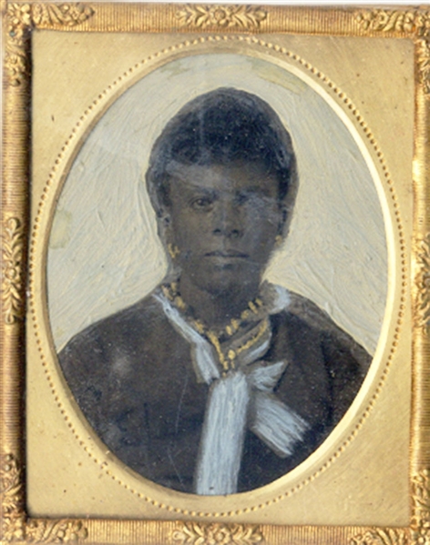 Unusula Tinted Tintype of Black Woman