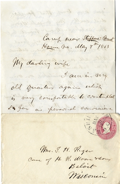 General Thomas Ruger War-date Letter