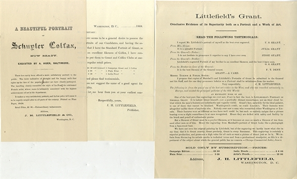 1868 Campaign Advertisement