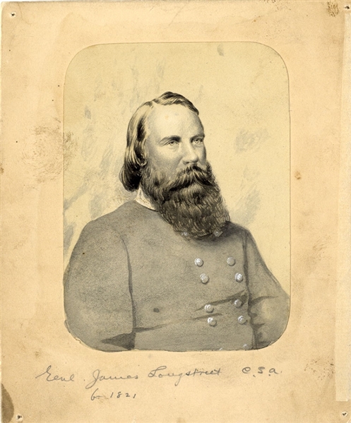 General Longstreet Chromolithograph